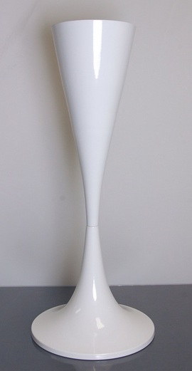 Metal Vase White 6.25