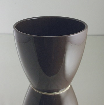 Ceramic Bowl Vase 6.75