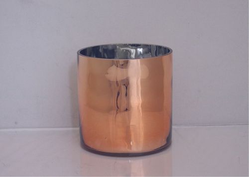Metallic Cylinder Vase Pink 5